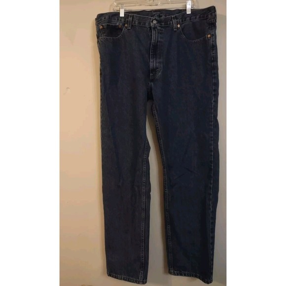 Levi's 505 Straight Leg Denim Jeans Mens Size 40x34 Measures 40x32.5 - Picture 1 of 7